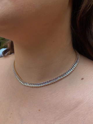 Colar Riviera Baguete na internet