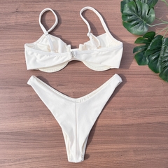 Biquíni Meia-Taça Mari/Asa Delta Fio Off White Essence na internet