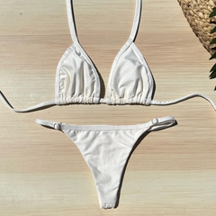Biquíni Cortininha Viés/Viés Regulável Off White Essence - comprar online