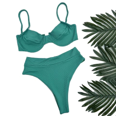 Biquíni Meia-Taça Mari/Hot Pants Verde Bandeira Matrix na internet