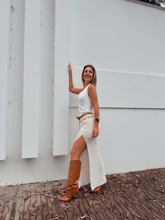 SAIA CROCHÊ BOHO na internet