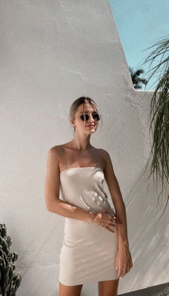 VESTIDO STRAPLESS CLÉO - comprar online