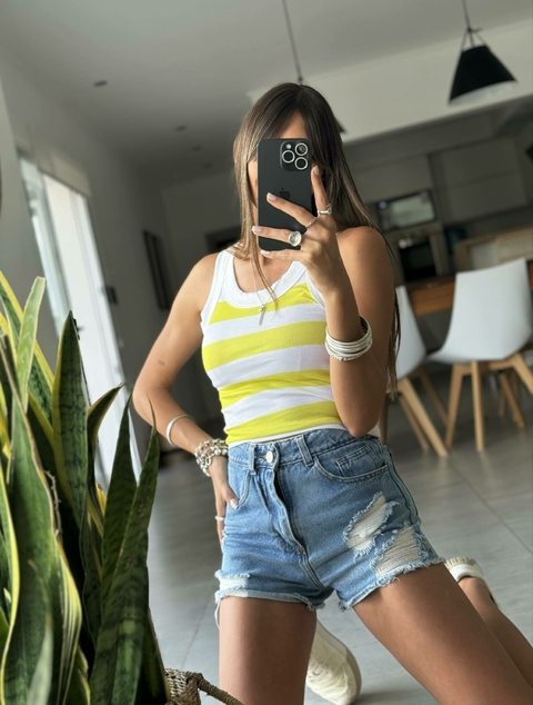 Top GINA RAYAS ♥ Yellow