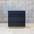 Comoda Cajonera Nordica [3] Negra - comprar online