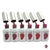 Kit com 6 Esmaltes em Gel Kaisa 12ml - Coleção Marsala