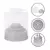 Porta Brocas Redondo com 48 Furos Branco - Decoradas | Tudo p/ Alongamento de Unhas. Unha em Gel, Unha em Fibra, Aparelhos. 
