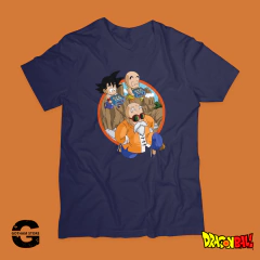 Remera Gokú Krilin y Roshi