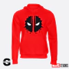 Buzo Canguro Deadpool Rojo