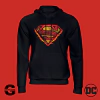 Buzo Canguro Superman Logo Fuego - comprar online