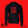 Buzo Canguro Cobra Kai Logo Rojo