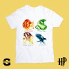 Remera Harry Potter Casas