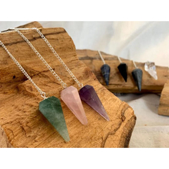 pendulo de piedras semipreciosas