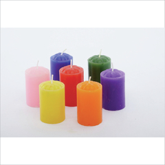 velas de colores