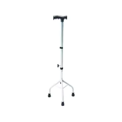 Bastón Trípode Hierro Base Chica Mango En T