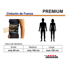 Cinturón para levantamiento de Fuerza PREMIUM