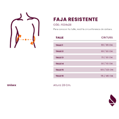 Faja Elástica Resistente 28cm DEMA en internet