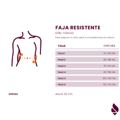 Faja Resistente de 20 CM con Ajuste DEMA - comprar online