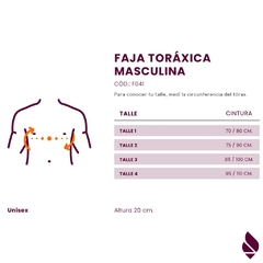 Faja Torácica Masculina DEMA - tienda online