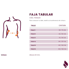 Faja Tubular DEMA 24cm Postoperatoria y Rehabilitación en internet