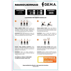 Mancuerna De Fundición Recubierta 2 Kg