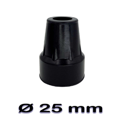 Regatón de forma cónica, 25mm, color: Negro Care quip - comprar online