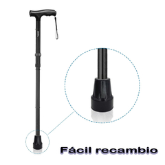 Regatón de forma cónica, 25mm, color: Negro Care quip - tienda online