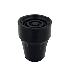 Imagen de Regatón de forma cónica, 19mm, color: Negro Care quip