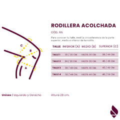 Rodillera Acolchada DEMA - comprar online