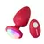 Plug anal vibratório em silicone com led e controle remoto REF MLPA6122 na internet