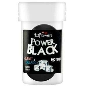 Hot Ball Power Black Beijável REF. HC269 (Esquenta e Esfria) - Hot Flowers