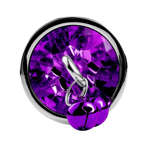 Plug Anal (M) de aço Cristal Redondo com Sino REF. KMMPA 1304M