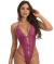 Body Fio Dental com Renda Isis REF. BD 2110 - Roxo