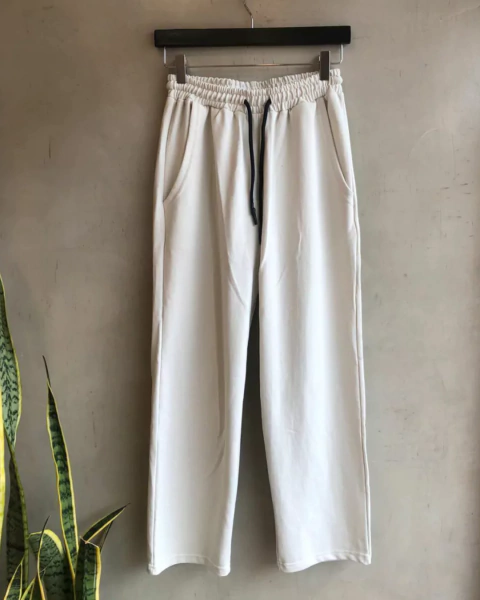 JOGGIN RECTO RÚSTICO CRUDO