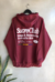 HOODIE STARS CEREZA - comprar online