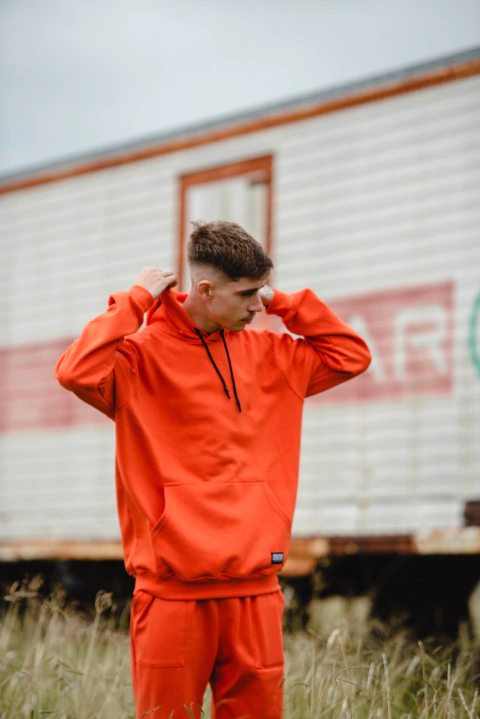 HOODIE NARANJA