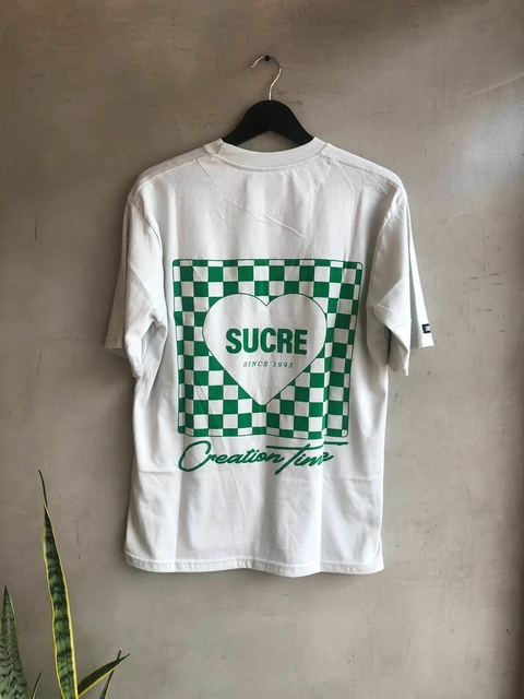 REMERA OVERSIZE HEART CRUDO