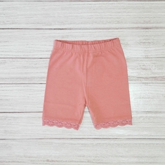 biker coral con puntilla