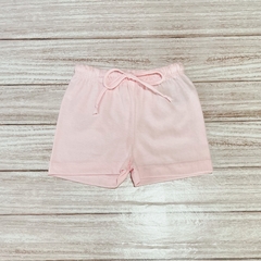 Short de algodón rosa bebé