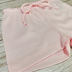 Short de algodón rosa bebé - comprar online