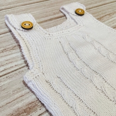 Body tejido diseño ochitos blanco - comprar online