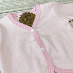 Campera de algodón terminación picot rosa bebé - comprar online