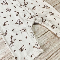 Pijama con capucha Conejitos Beige - comprar online