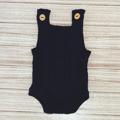 Body tejido diseño ochitos azul marino
