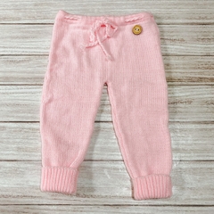 Babucha lisa tejida rosa