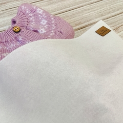Saco con guarda tejido lila - comprar online