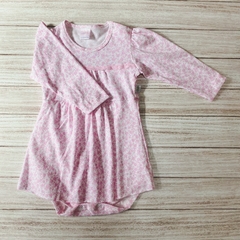 Vestido flower rosa