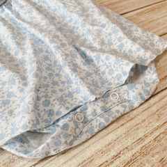Vestido flower celeste - comprar online