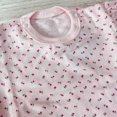 Body Rosa con florcitas - comprar online