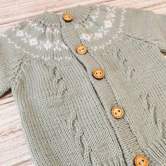Saco con guarda tejido gris - comprar online