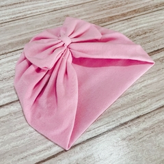 Turbante rosa bebé